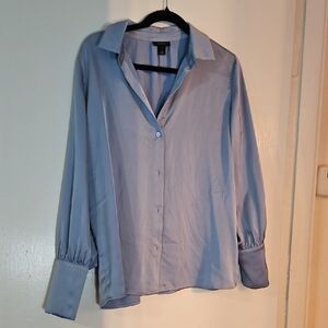 Halogen Light Blue Blouse